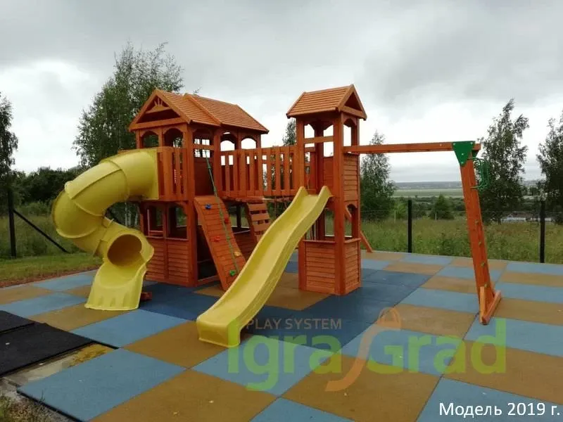 Детская игровая площадка IgraGrad Клубный домик Макси с трубой