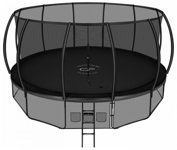 Батут с сеткой и лестницей Clear Fit SpaceHop 16ft