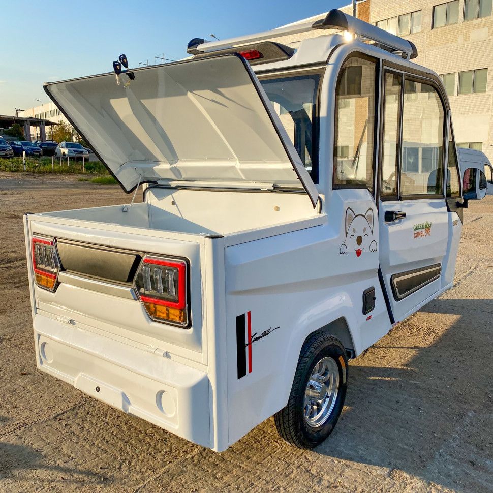Электротрицикл GreenCamel Шторм Пикап Кабина 1500W